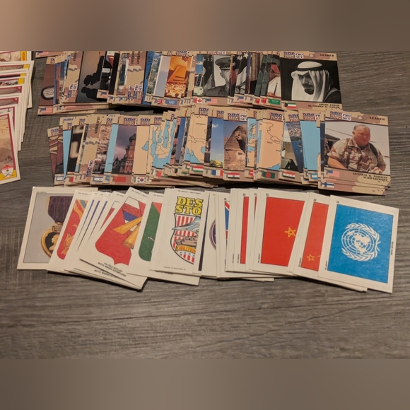 425+ Vintage 1991 Topps Pro Set Desert Storm Shield Series 1 2 3 Card Lot - Picture 4 of 5